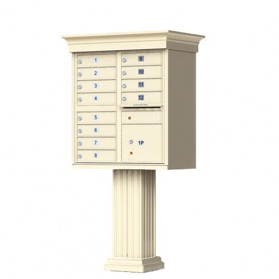 Load image into Gallery viewer, 1570-12AF - 12 Tenant Door Standard Style CBU Mailbox (Pedestal Included) - Type 2