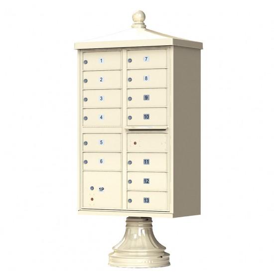 Load image into Gallery viewer, 1570-13AF - 13 Tenant Door Standard Style CBU Mailbox (Pedestal Included) - Type 4