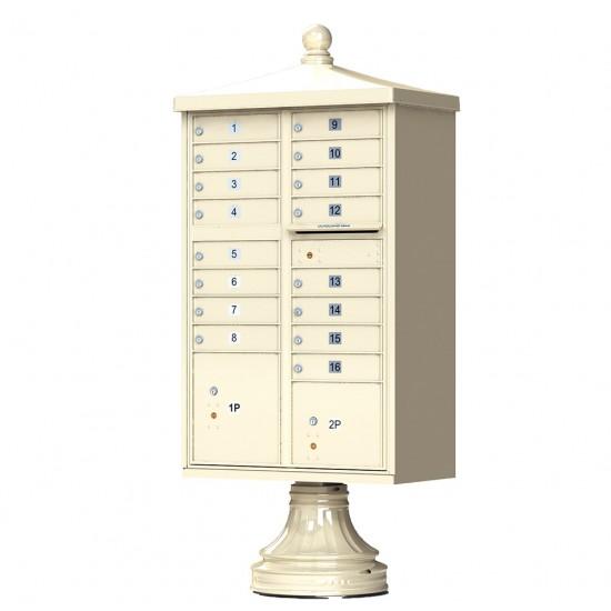 Load image into Gallery viewer, 1570-16AF - 16 Tenant Door Standard Style CBU Mailbox (Pedestal Included) - Type 3 USPS Approved Mailboxes