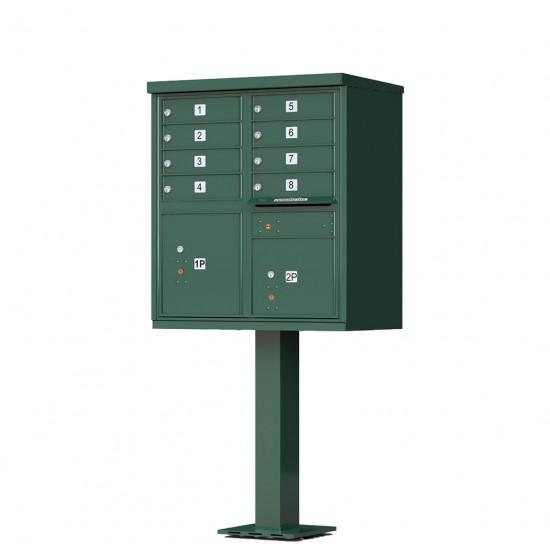 Load image into Gallery viewer, 1570-8AF - 8 Tenant Door Standard Style CBU Mailbox (Pedestal Included) - Type 1