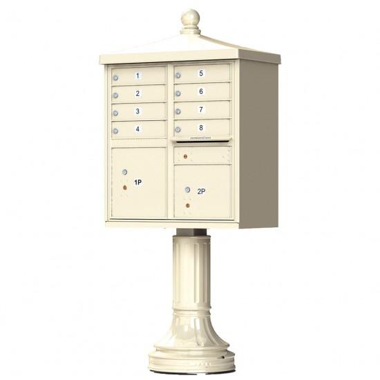 Load image into Gallery viewer, 1570-8AF - 8 Tenant Door Standard Style CBU Mailbox (Pedestal Included) - Type 1