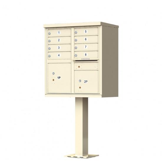 Load image into Gallery viewer, 1570-8AF - 8 Tenant Door Standard Style CBU Mailbox (Pedestal Included) - Type 1