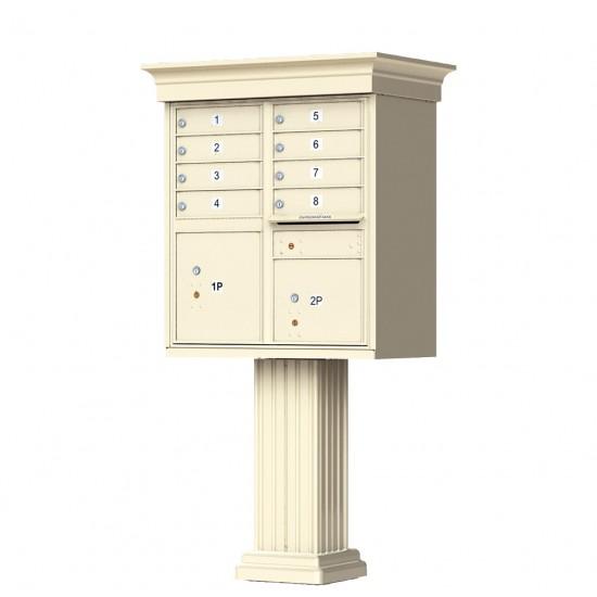 Load image into Gallery viewer, 1570-8AF - 8 Tenant Door Standard Style CBU Mailbox (Pedestal Included) - Type 1