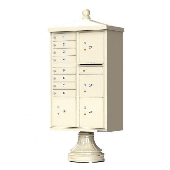 Load image into Gallery viewer, 1570-8T6AF - 8 Tenant Door Standard Style CBU Mailbox (Pedestal Included) - Type 6