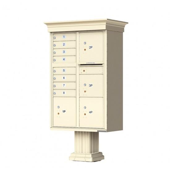 Load image into Gallery viewer, 1570-8T6AF - 8 Tenant Door Standard Style CBU Mailbox (Pedestal Included) - Type 6