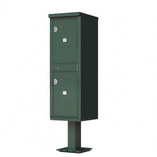 Load image into Gallery viewer, 1590-T1AF - 2 Door Pedestal Style - High Security Outdoor Parcel Locker (Pedestal Included)