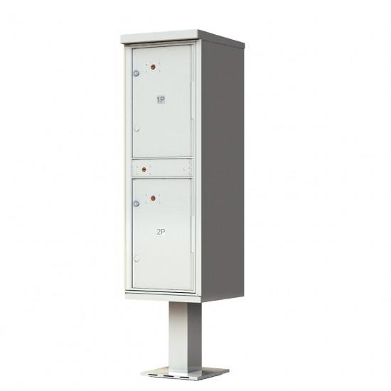 Load image into Gallery viewer, 1590-T1AF - 2 Door Pedestal Style - High Security Outdoor Parcel Locker (Pedestal Included)