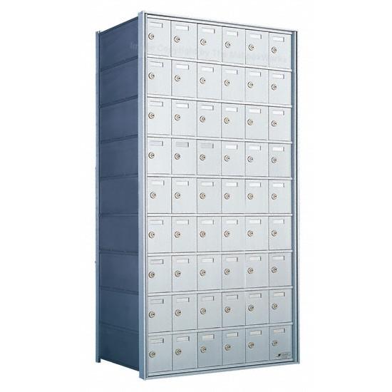 Load image into Gallery viewer, 170096A - Standard 54 Door 9 High Horizontal Mailbox Unit - Rear Loading