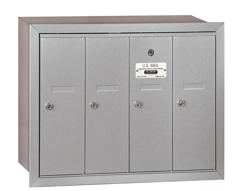 Load image into Gallery viewer, Salsbury Vertical Mailbox - 4 Doors - USPS Access (Ships in 1-2 Days)
