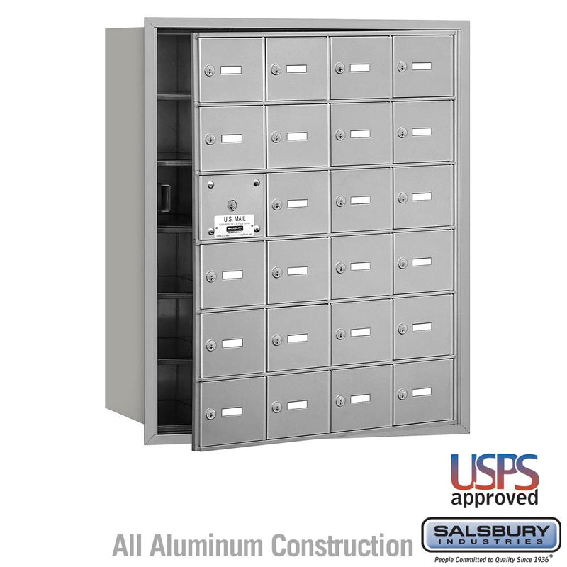 Load image into Gallery viewer, Salsbury 4B+ Horizontal Mailbox - 24 A Doors (23 usable) - Front Loading - USPS Access