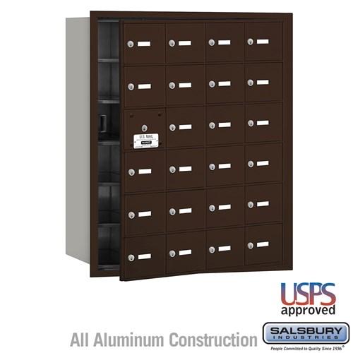 Load image into Gallery viewer, Salsbury 4B+ Horizontal Mailbox - 24 A Doors (23 usable) - Front Loading - USPS Access
