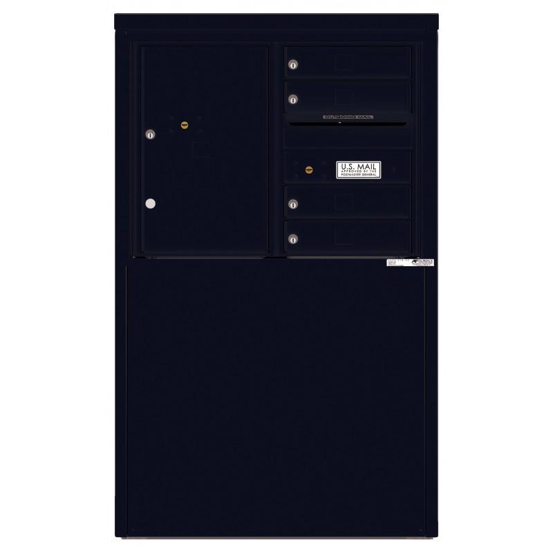Load image into Gallery viewer, 4C06D-04-D - 4 Tenant Doors with 1 Parcel Locker and Outgoing Mail Compartment - 4C Depot Mailbox Module