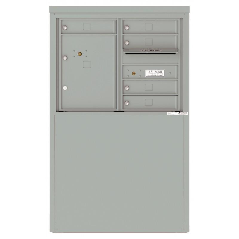 Load image into Gallery viewer, 4C06D-05-D - 5 Tenant Doors with 1 Parcel Locker and Outgoing Mail Compartment - 4C Depot Mailbox Module