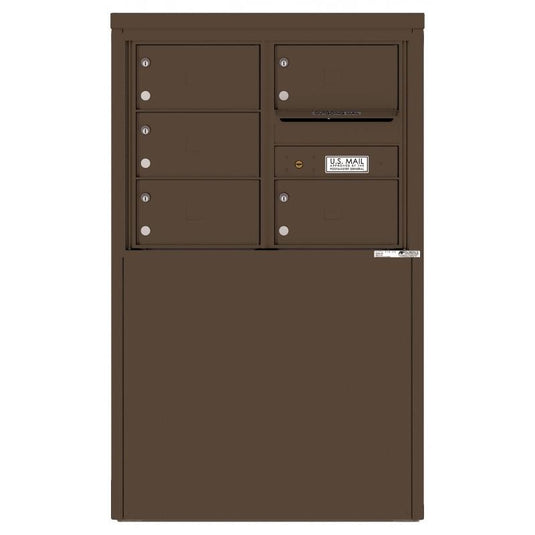 4C06D-05X-D - 5 Tenant Doors and Outgoing Mail Compartment - 4C Depot Mailbox Module