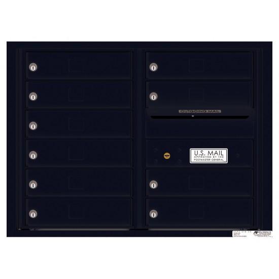Load image into Gallery viewer, 4C06D-10 - 10 Tenant Doors with Outgoing Mail Compartment - 4C Wall Mount 6-High Mailboxes USPS Approved