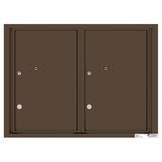 Load image into Gallery viewer, 4C06D-2P - 2 Parcel Doors Unit - 4C Wall Mount 6-High