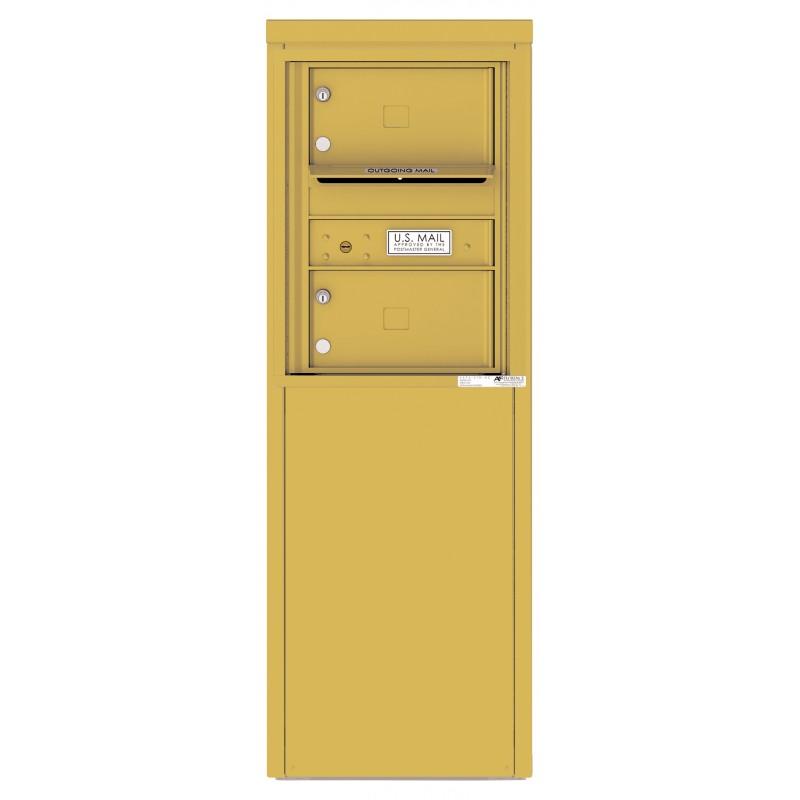 Load image into Gallery viewer, 4C06S-02-D - 2 Tenant Doors with one Outgoing Mail Compartment - 4C Depot Mailbox Module