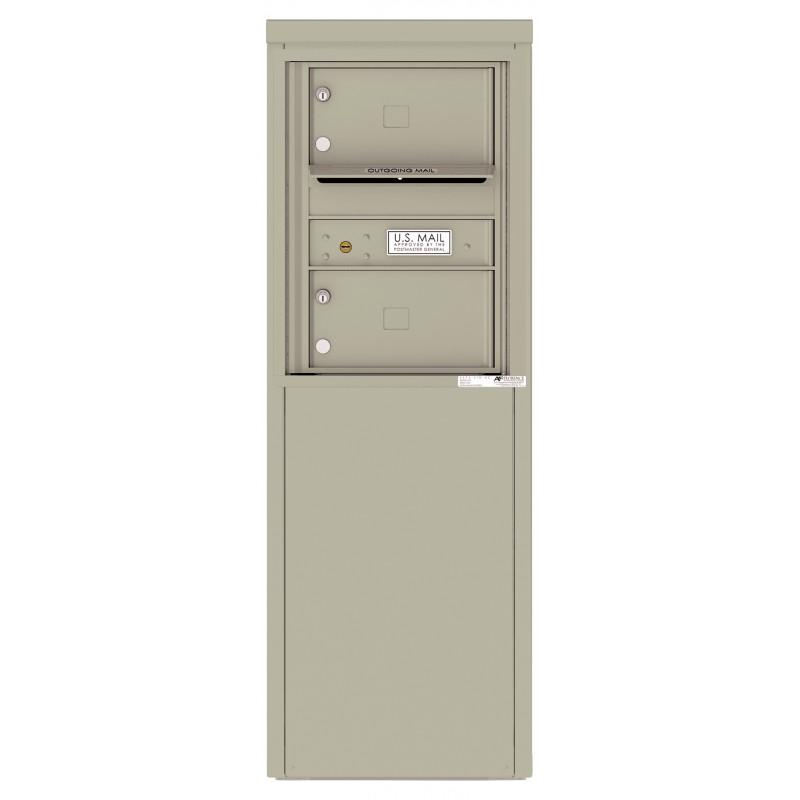 Load image into Gallery viewer, 4C06S-02-D - 2 Tenant Doors with one Outgoing Mail Compartment - 4C Depot Mailbox Module