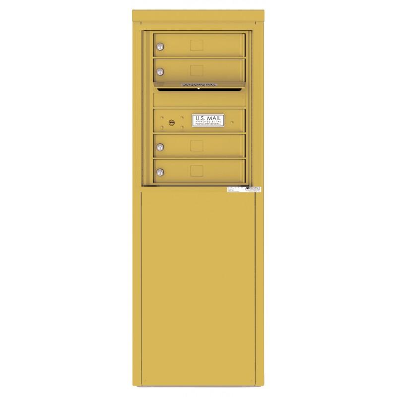 Load image into Gallery viewer, 4C06S-04-D - 4 Tenant Doors with one Outgoing Mail Compartment - 4C Depot Mailbox Module