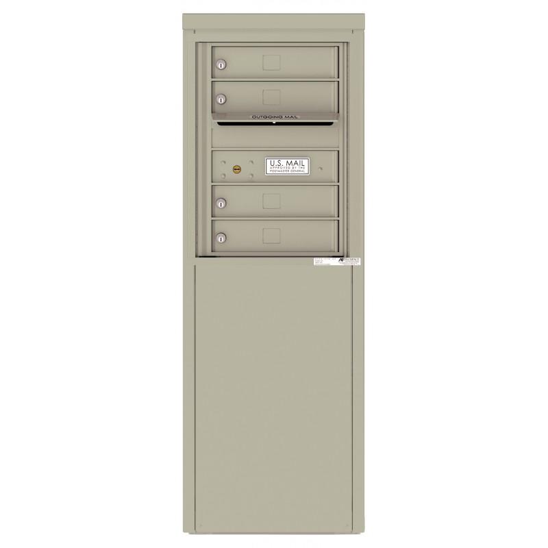 Load image into Gallery viewer, 4C06S-04-D - 4 Tenant Doors with one Outgoing Mail Compartment - 4C Depot Mailbox Module