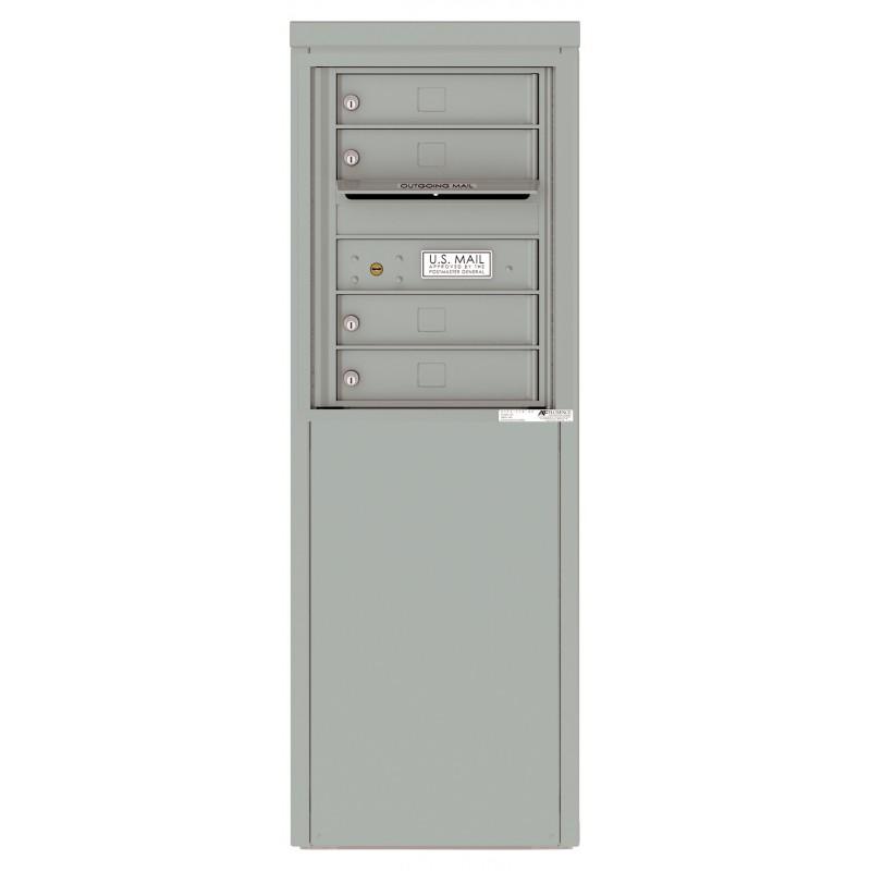Load image into Gallery viewer, 4C06S-04-D - 4 Tenant Doors with one Outgoing Mail Compartment - 4C Depot Mailbox Module