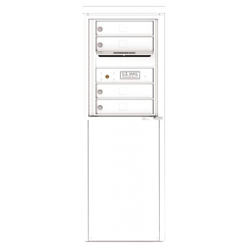 Load image into Gallery viewer, 4C06S-04-D - 4 Tenant Doors with one Outgoing Mail Compartment - 4C Depot Mailbox Module