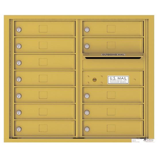 Load image into Gallery viewer, 4C07D-12 - 12 Tenant Doors with Outgoing Mail Compartment - 4C Wall Mount 7-High Mailboxes
