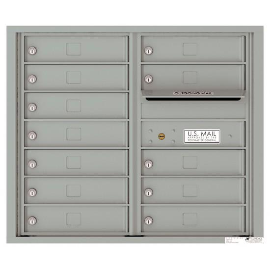 Load image into Gallery viewer, 4C07D-12 - 12 Tenant Doors with Outgoing Mail Compartment - 4C Wall Mount 7-High Mailboxes