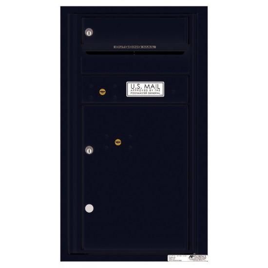 Load image into Gallery viewer, 4C08S-01 - 1 Tenant Doors with 1 Parcel Locker and Outgoing Mail Compartment - 4C Wall Mount 8-High Mailboxes