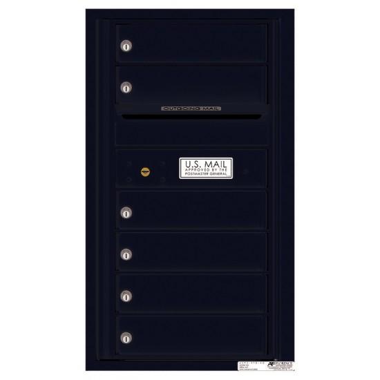 Load image into Gallery viewer, 4C08S-06 - 6 Tenant Doors with Outgoing Mail Compartment - 4C Wall Mount 8-High Mailboxes