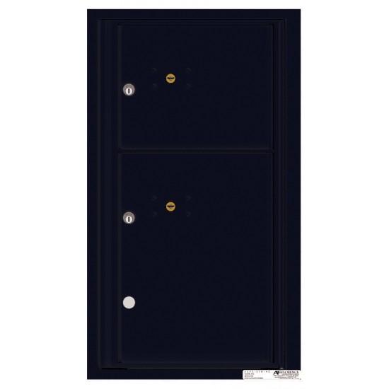 Load image into Gallery viewer, 4C08S-2P - 2 Parcel Doors Unit - 4C Wall Mount 8-High