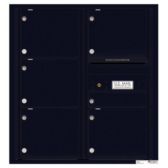 Load image into Gallery viewer, 4C09D-06 - 6 Tenant Doors with Outgoing Mail Compartment - 4C Wall Mount 9-High Mailboxes