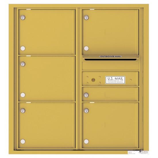 Load image into Gallery viewer, 4C09D-06 - 6 Tenant Doors with Outgoing Mail Compartment - 4C Wall Mount 9-High Mailboxes