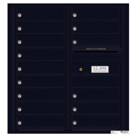Load image into Gallery viewer, 4C09D-15 - 15 Tenant Doors with Outgoing Mail Compartment - 4C Wall Mount 9-High Mailboxes