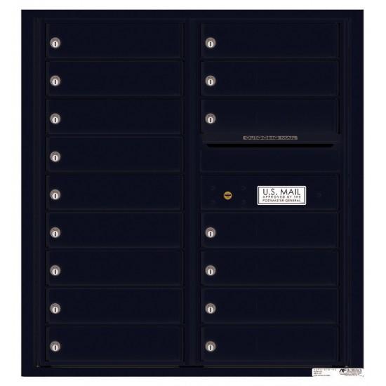 Load image into Gallery viewer, 4C09D-16 - 16 Tenant Doors with Outgoing Mail Compartment - 4C Wall Mount 9-High Mailboxes