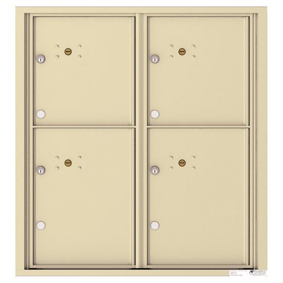 Load image into Gallery viewer, 4C09D-4P - 4 Parcel Doors Unit - 4C Wall Mount 9-High