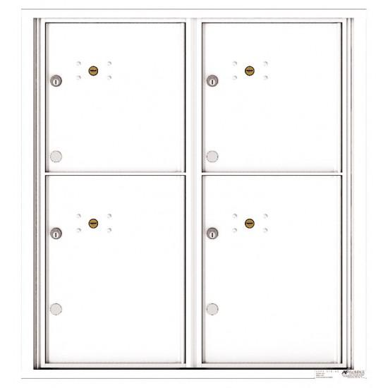 Load image into Gallery viewer, 4C09D-4P - 4 Parcel Doors Unit - 4C Wall Mount 9-High