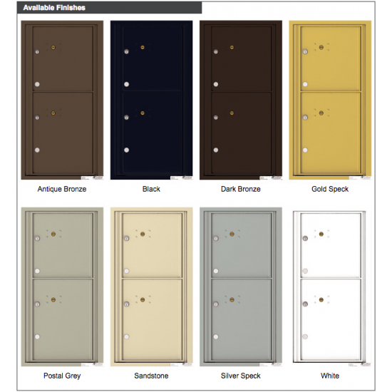 Load image into Gallery viewer, 4C09S-2P - 2 Parcel Doors Unit - 4C Wall Mount 9-High