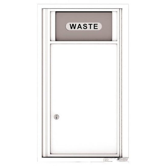 4C09S-BIN - Trash/Recycling Bin - 4C Wall Mount 9-High