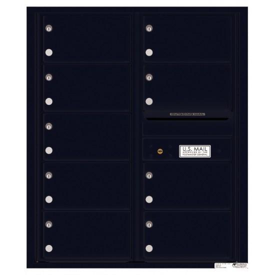 Load image into Gallery viewer, 4C10D-09 - 9 Tenant Doors with Outgoing Mail Compartment - 4C Wall Mount 10-High Mailboxes