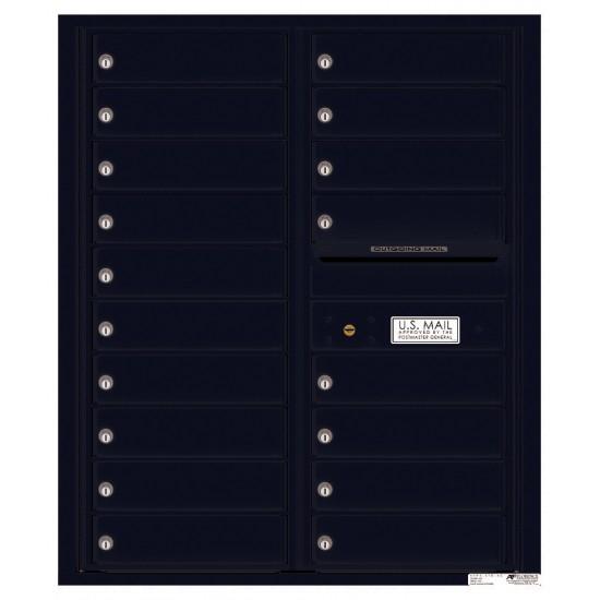Load image into Gallery viewer, 4C10D-18 - 18 Tenant Doors with Outgoing Mail Compartment - 4C Wall Mount 10-High Mailboxes