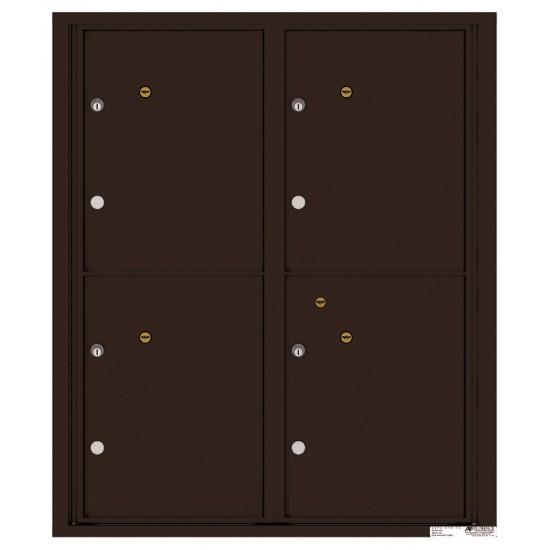 Load image into Gallery viewer, 4CADD-4P - 4 Parcel Doors Unit - 4C Wall Mount ADA Height