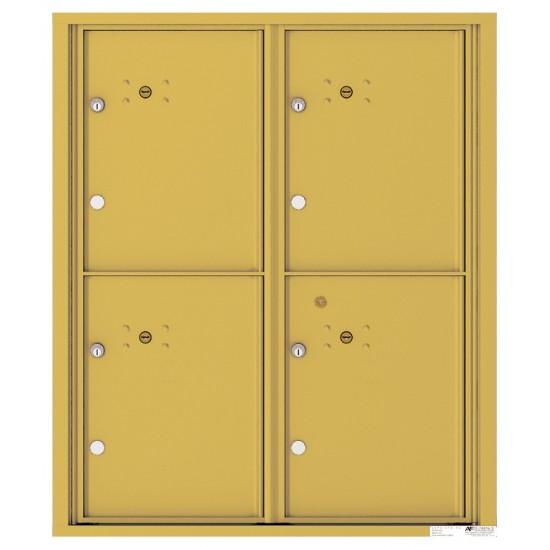 Load image into Gallery viewer, 4CADD-4P - 4 Parcel Doors Unit - 4C Wall Mount ADA Height