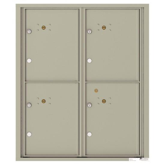 Load image into Gallery viewer, 4CADD-4P - 4 Parcel Doors Unit - 4C Wall Mount ADA Height