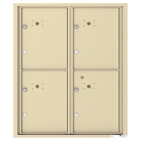 Load image into Gallery viewer, 4CADD-4P - 4 Parcel Doors Unit - 4C Wall Mount ADA Height