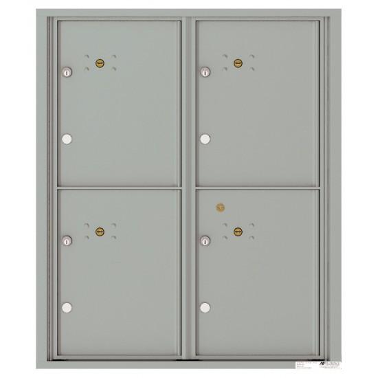 Load image into Gallery viewer, 4CADD-4P - 4 Parcel Doors Unit - 4C Wall Mount ADA Height