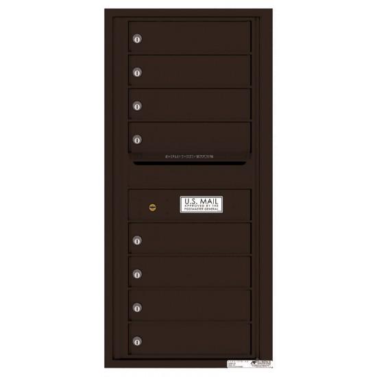 Load image into Gallery viewer, 4C10S-08 - 8 Tenant Doors with Outgoing Mail Compartment - 4C Wall Mount 10-High Mailboxes