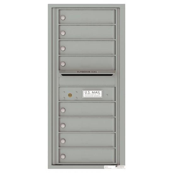 Load image into Gallery viewer, 4C10S-08 - 8 Tenant Doors with Outgoing Mail Compartment - 4C Wall Mount 10-High Mailboxes
