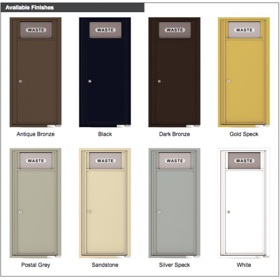 Load image into Gallery viewer, 4CADS-BIN - Trash/Recycling Bin - 4C Wall Mount ADA Height