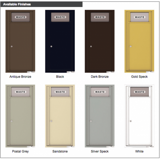 4CADS-BIN - Trash/Recycling Bin - 4C Wall Mount ADA Height